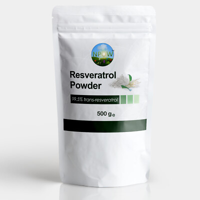 Resveratrol Pulver (99,5% Trans-Resveratrol) von NPOW  CAS 501-36-0, 500g, 1kg 