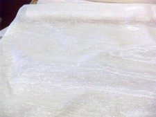 Cream SEEDED BATISTE semi-SHEER new drapery FABRIC 48 inch wide WASHABLE poly