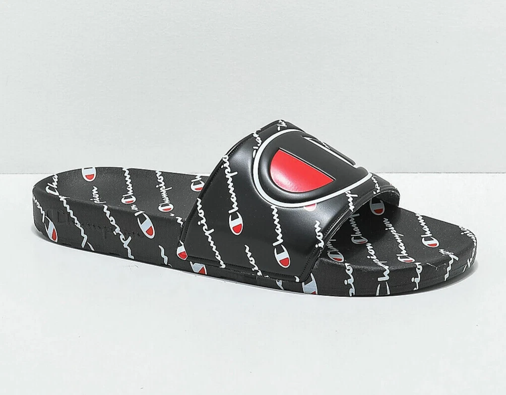 Champion ipo repeat slides black sales
