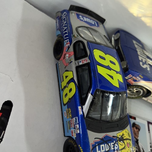 JIMMIE JOHNSON Signed 1:24 Diecast JSA NASCAR Lot Race Used Card Relics - Picture 4 of 4