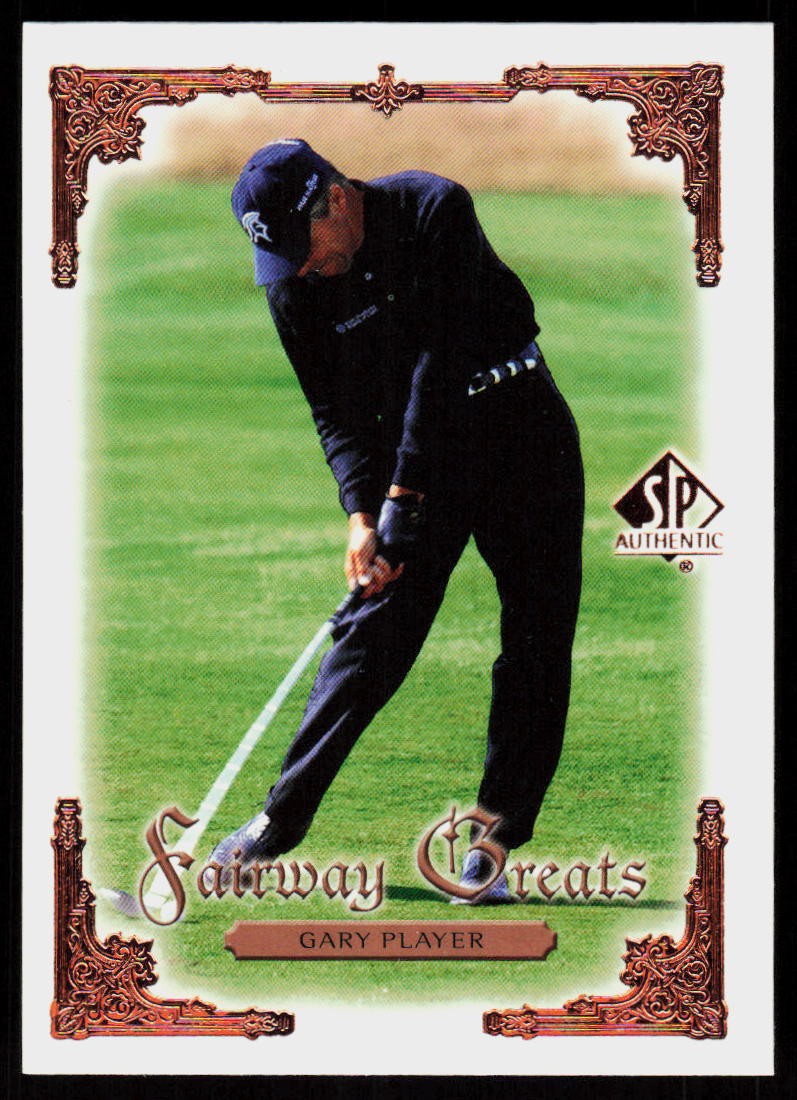 2001 SP Authentic Gary Player #95 GOLF CARD PGA