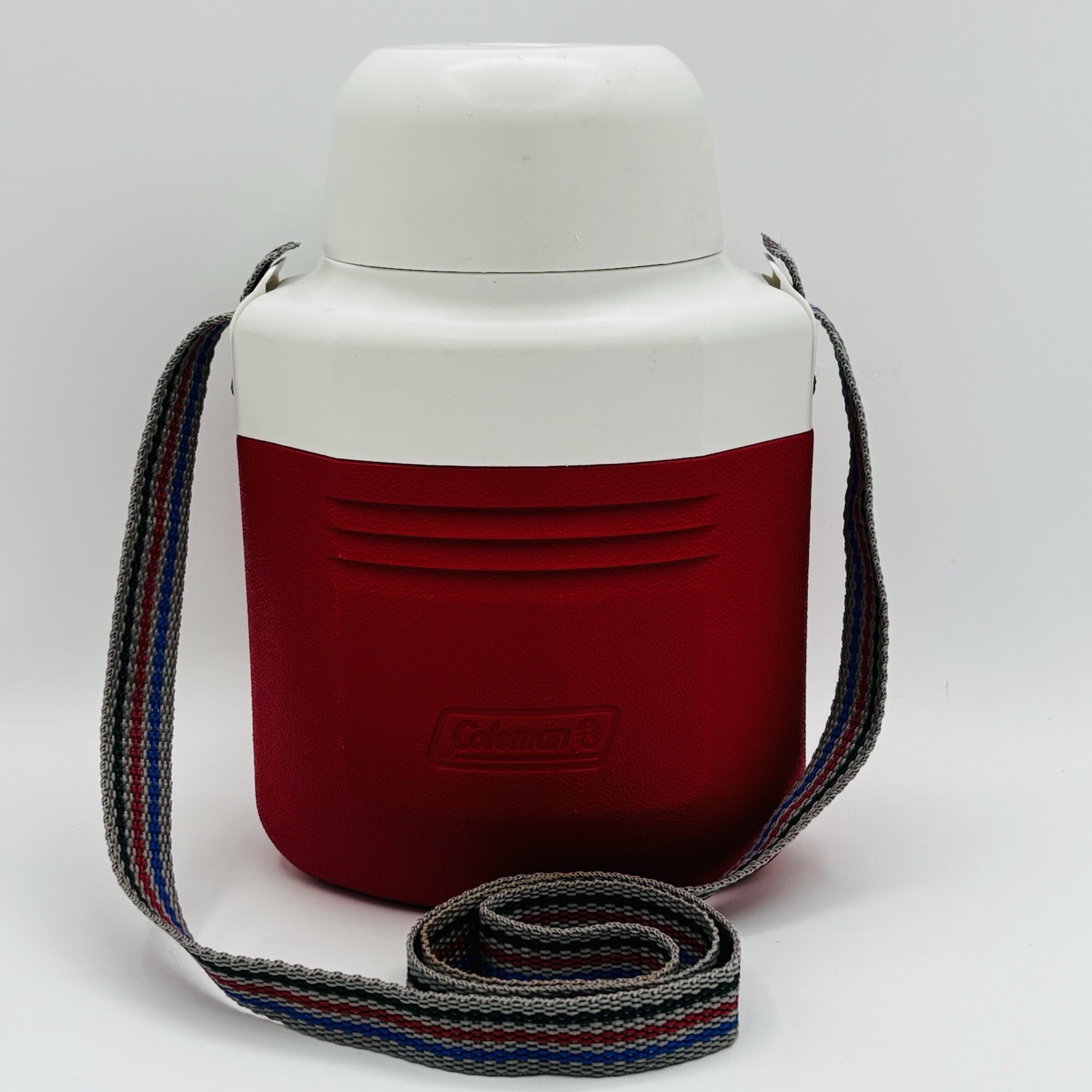 Canteen Red Adjustable Strap 5516 Made In Usa