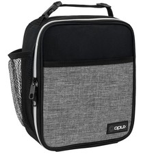 Premium Insulated Lunch Box Soft School Bag Boys Girls Heather Grey Cooler