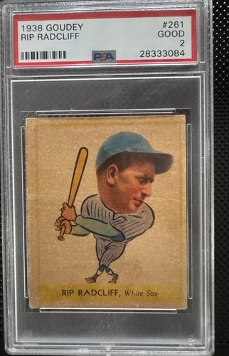 Rip Radcliff #261 1938 Goudey card