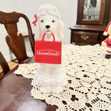 Poodle home goods shopping diva statue figuri...