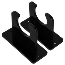 2 Pcs Bat Collector Rack Acrylic Baseball Holder Vertical Storage Hanger