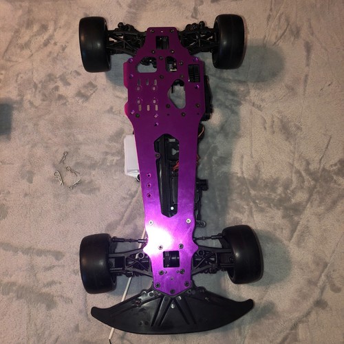 Vtg HPI Super Nitro RS4 Toyota GT-One 4WD RC Car Kit Rare Purple Chassis Manual - Picture 15 of 20