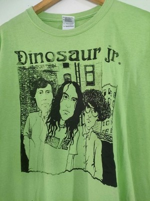 Remake Dinosaur Jr band 90s Retro style Green T shirt Unisex Men WOmen