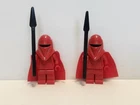 LEGO Star Wars Imperial Royal Guard MiniFigs (SW0040) Lot of 2 with Spears 7166
