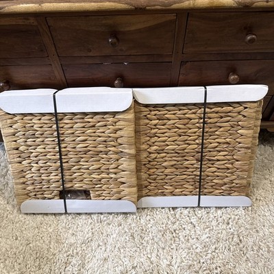 IKEA LABBSAL Korb aus handgewebter Wasserhyazinthe umweltfreundlich Aufbewahrung 32x34x32cm