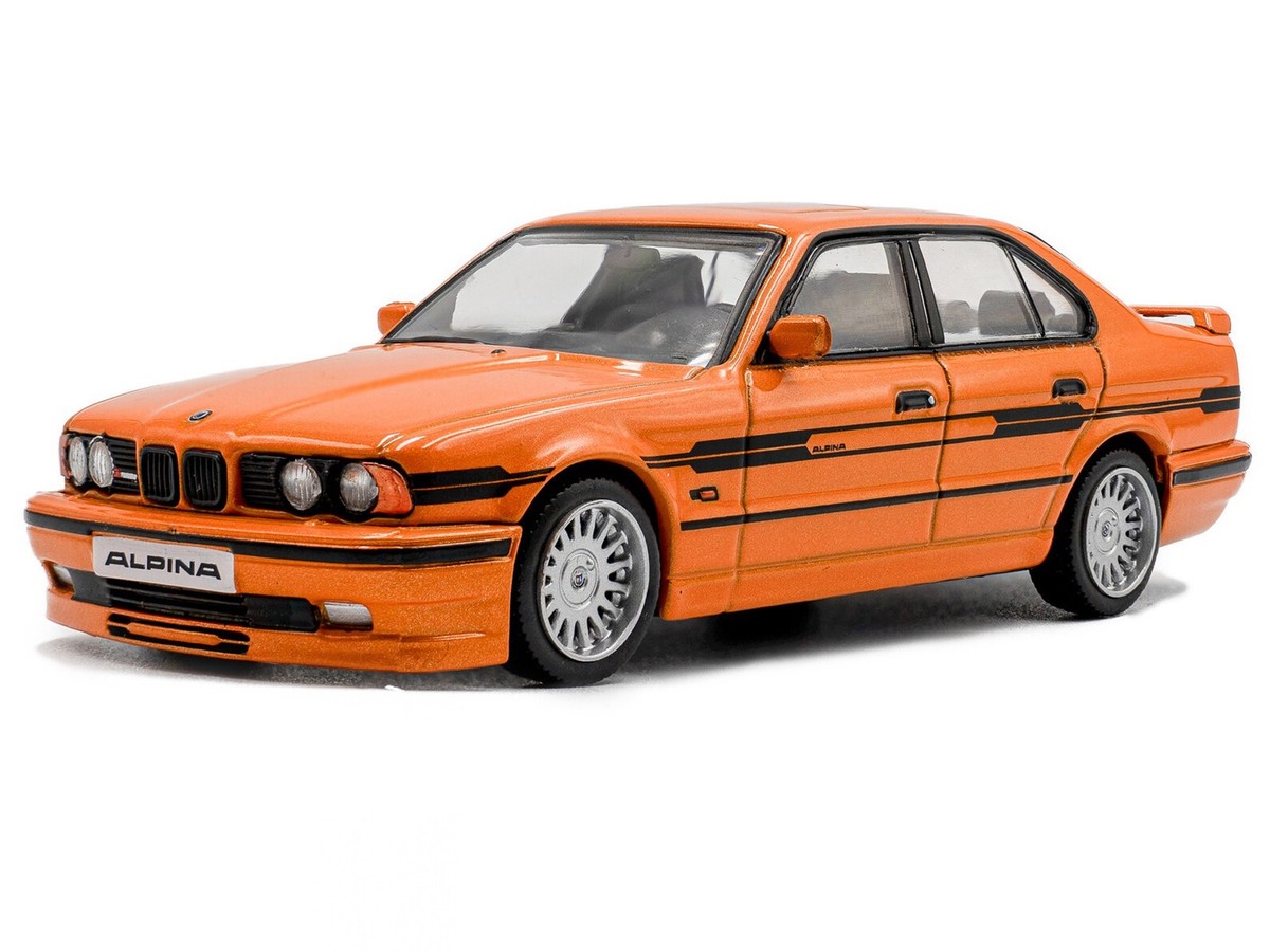 1994 BMW E34 ALPINA B10 BITURBO ORANGE 1/43 DIECAST MODEL CAR BY