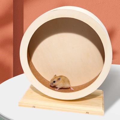 Bogie Wheel Holz Laufrad 25cm Holzlaufrad Hamster Mäuse Ratten Nager Rad