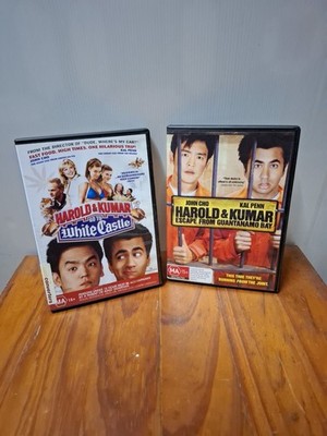 Harold & Kumar Dvd Lot Go to White Castle &  Escape from Guantanamo Bay Tested 