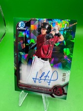 2022 Bowman Chrome - Prospect Autographs Jorge Barrosa #CPA-JBA Green Refractor