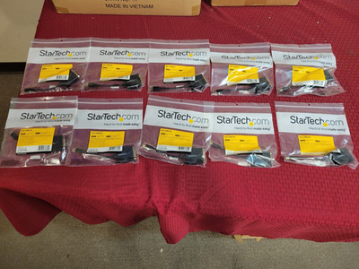 NEW  SEALED LOT OF 10  STARTECH MDP2DVI Mini DisplayPort to DVI FREE SHIPPING!