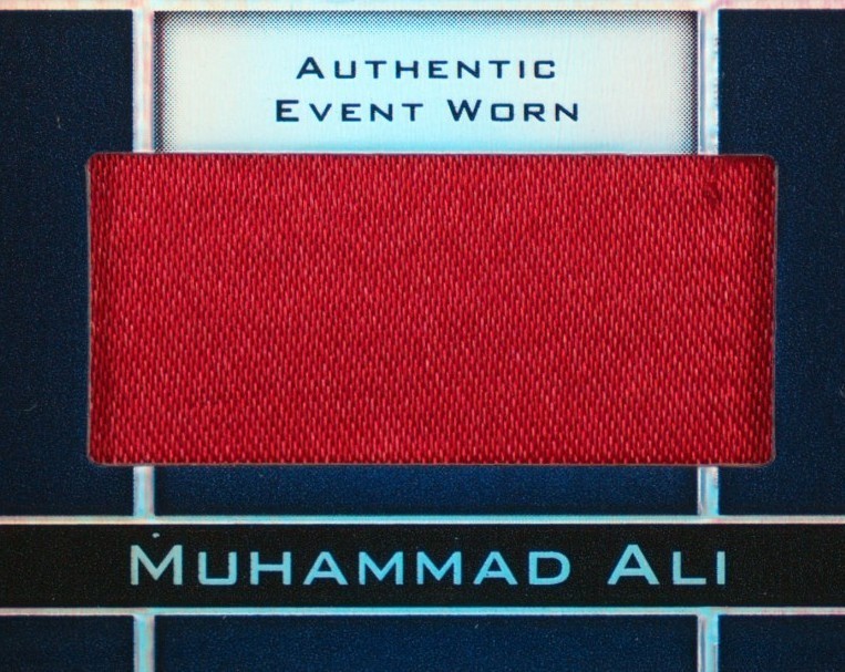 MUHAMMAD ALI EVENT WORN SWATCH 2011 Leaf Metal PRISM BLUE /25 THE ONLY PSA 9 view 2