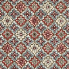 SOULEIADO Jahangir Cotton Fabric Geometric Provence W110cm sold per 50cm Japan