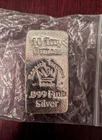 10 Troy oz .999 Fine Silver Bar - Monarch Poured