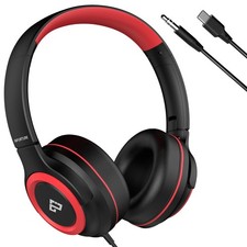 Kids Headphones Wired with Volume Limiter, Over Ear Safe Sound Headset with H...