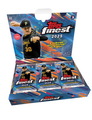 2025 TOPPS FINEST MLB Baseball 8-BOX HOBBY CASE (16 AUTOs) Brand