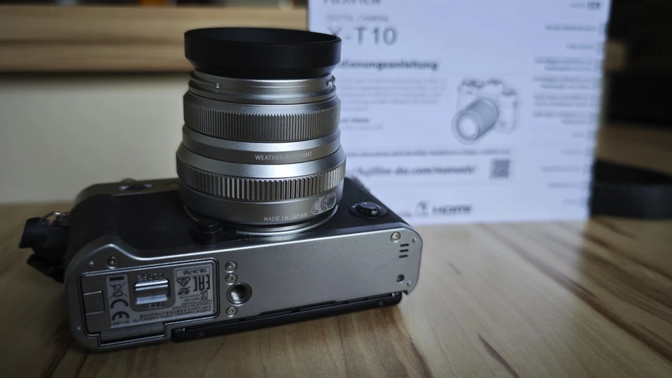 Fujifilm X-T10 – silber in TOP Zustand inkl. Fuji¬non XF 35mm F2 R WR - Bild 3 von 4