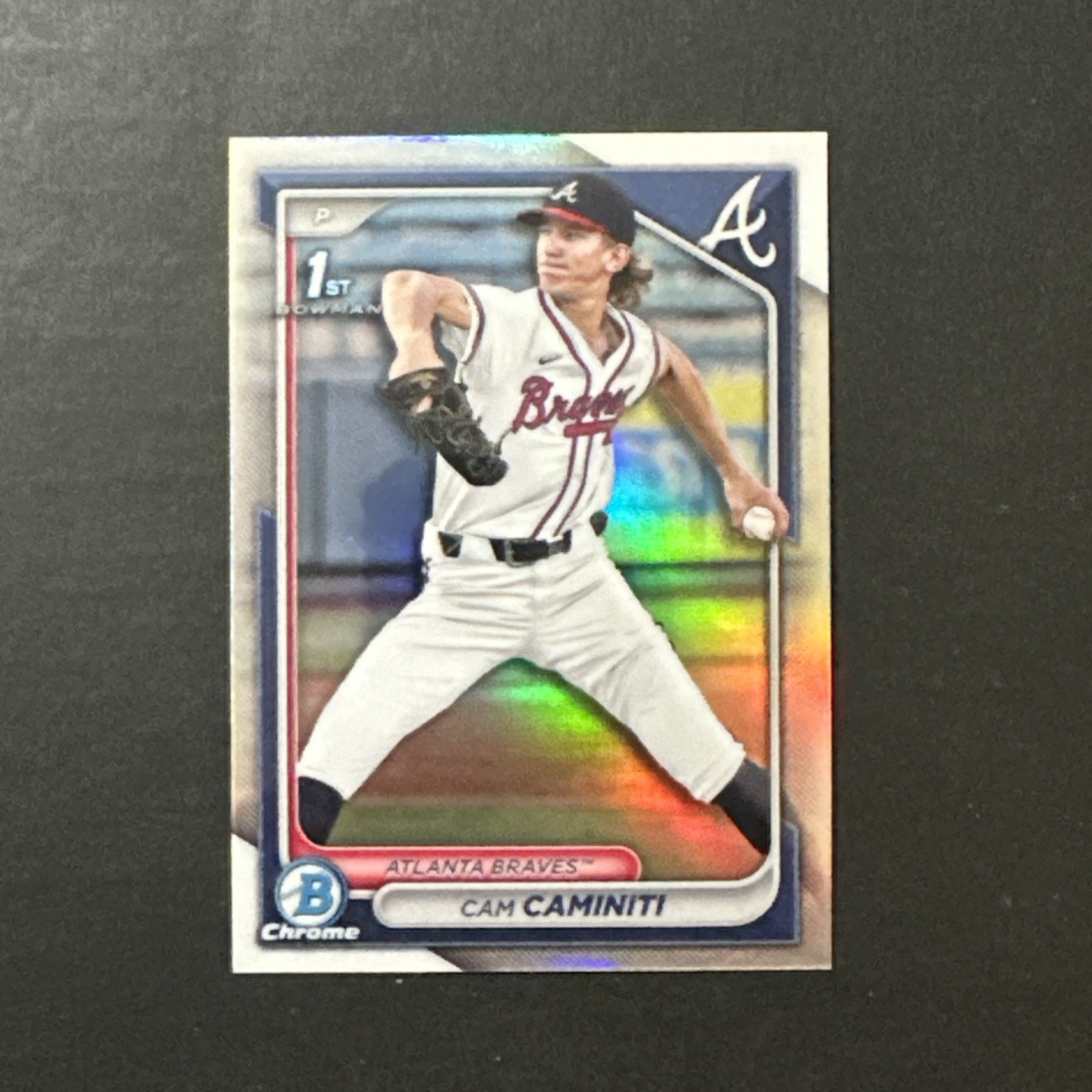2024 Bowman Draft Chrome 1st Cam Caminiti #BDC-20 Refractor (RC) Braves🔥🔥🔥