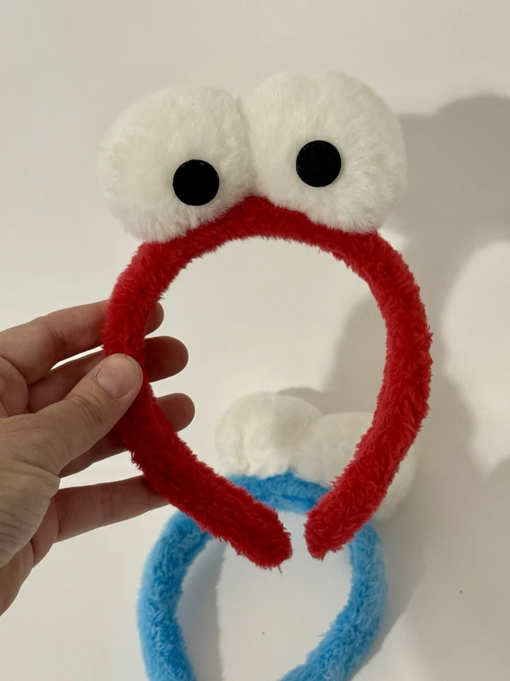 Elmo and Cookie Monster Headbands Sesame Street Set Of 2 Costume/Fun, Teens Kids - Image 4 of 4