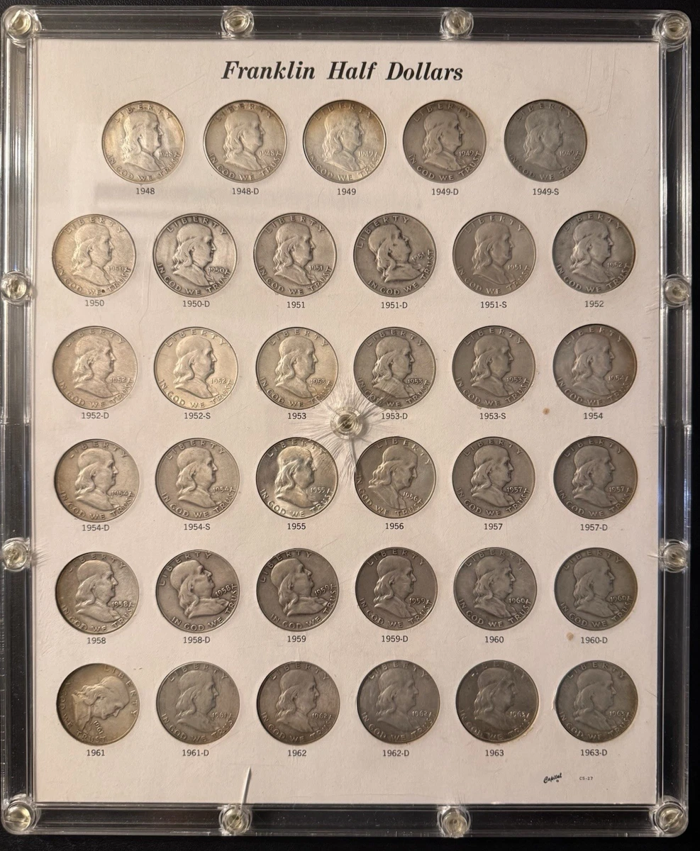 Franklin Half Dollars (1948-1963) 1948 Coin Set for sale | eBay