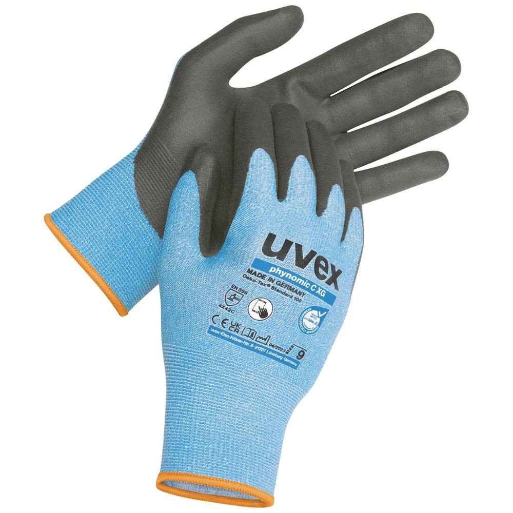 Gants uvex phynomic C XG évitez les coupures lors des montages