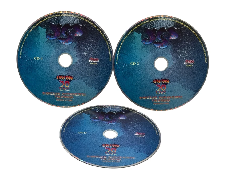 Yes - Union 30 Live Shoreline Amphitheatre California 2 CD & DVD - Bild 2 von 3