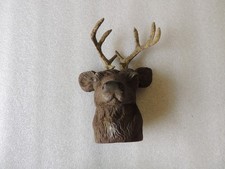 Deer Head Buck Horns Plastic Trailer Ball Hitch Cover Excellent Condition