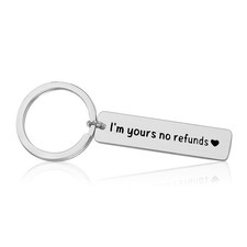 Funny Couple Keychain for Boyfriend Girlfriend Couple Jewelry for Him Her Boy...