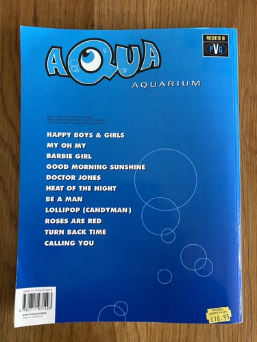 Aqua: Aquarium. Music for All 11 Tracks on the Album. Piano, Guitar and Voice. - Picture 2 of 12