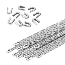 10 Pcs 13.7 Inch 304 Stainless Steel Corset Boning Spiral Metal Boning Kit 6mm 