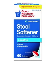 Good Neighbor Pharmacy Stool Softener Laxative Softgels 60ct
