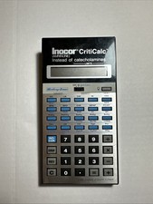 Vintage Clinical Calculator Inocor CritiCalc 1980s Medical Calculator