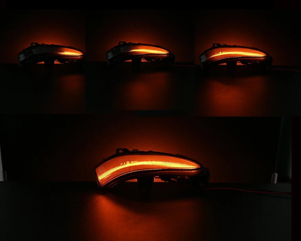 Luz de señal de giro de lámpara de espejo lateral LED secuencial para Lexus RX450H RX350 2009-15 Foto 4 de 4