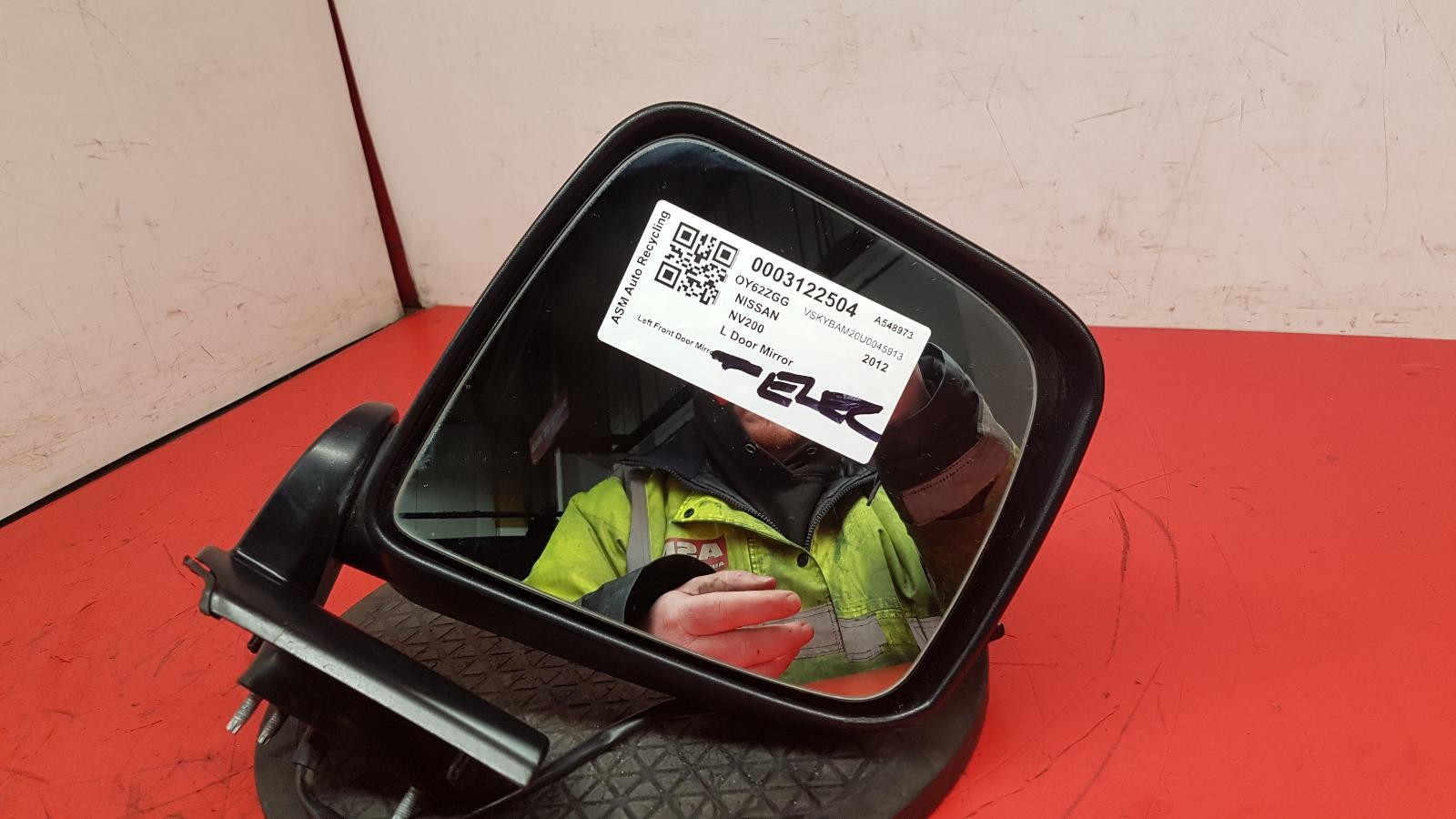 NISSAN NV200 DOOR MIRROR PASSENGER SIDE NEARSIDE WING 2012 VAN LH