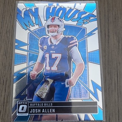 Panini 2024 Bills Josh Allen My House #5, Lee Evans Prizm #246 /199 2-Card