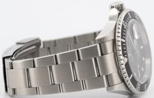 Rolex Submariner Date Black REHAUT Stainless Steel 40mm NO-HOLES Watch 16610 8