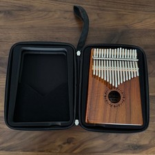 GECKO K17K 17 Key Kalimba Thumb Piano KOA Wood w/ Case Tuning Hammer