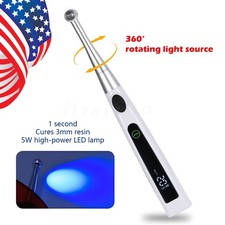 Dental Wireless Cordless LED Curing Light Lamp 2400mw 5W Tool 1 Sec