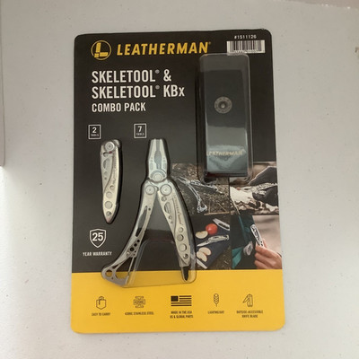 Leatherman New Factory Sealed Skeletool & Skeletool KBx Combo Pack 1511126