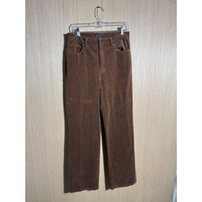 Eileen Fisher Brown Corduroy Wide Leg Pants Womens Size Small