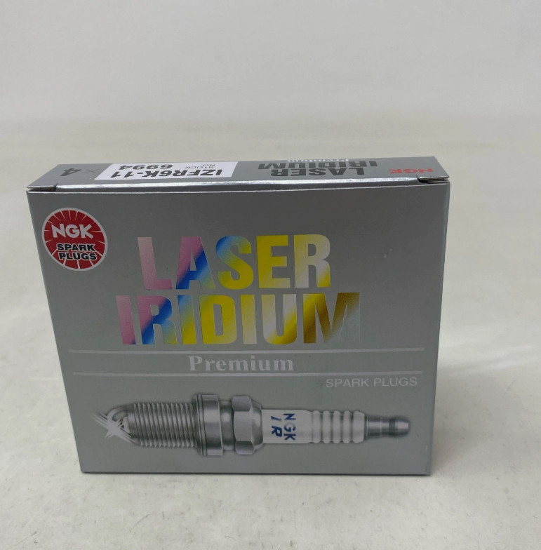 NGK Laser Iridium Spark Plugs IZFR6K-11 6994 - Silver - Set of 4