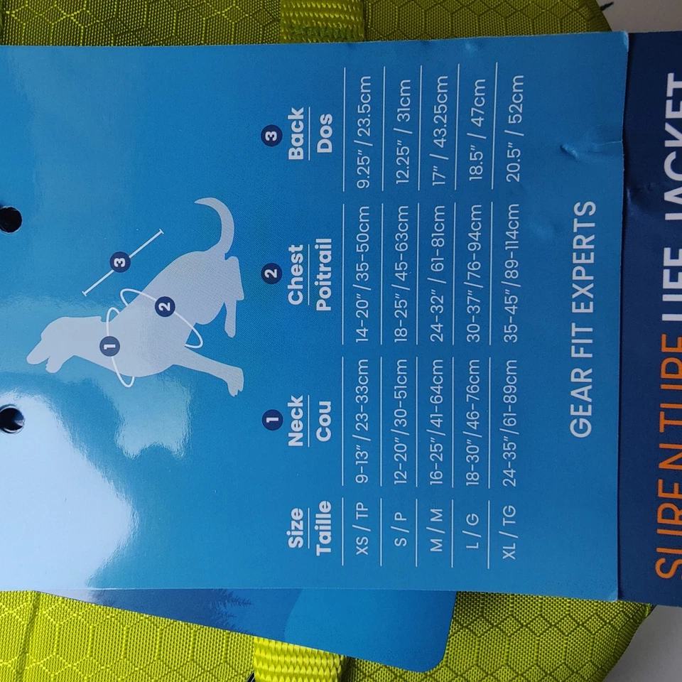 New Kurgo Surf N Turf Dog Life Vest Small Float Coat - Image 4 of 4