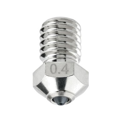 3D-Düse Wolframkarbid 0,4mm für E3D V6 Hotend, kompatibel mit Prusa, Anyscubi...