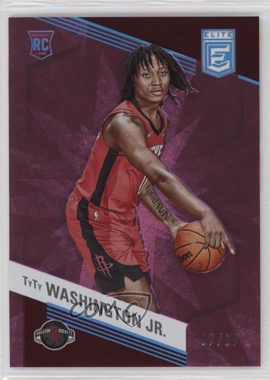 2022 Donruss Elite Rookies FOTL Pink 7/17 TyTy Washington Jr #227 Rookie RC lz7