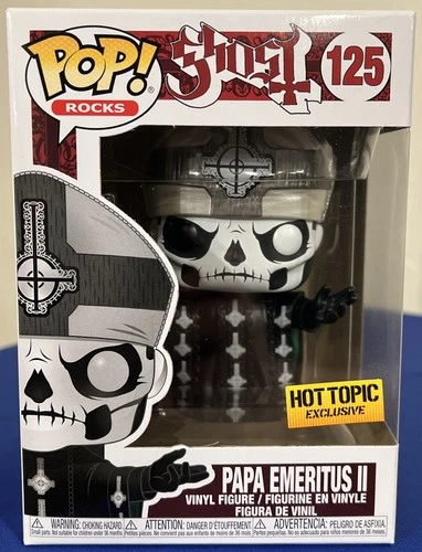 Funko Pop! Rocks Ghost PAPA EMERITUS II #125 Hot Topic Exclusive