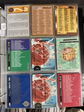 NBA 1990’s Checklist Cards 9 Card Lot Fleer Ultra SkyBox Topps Stadium Club